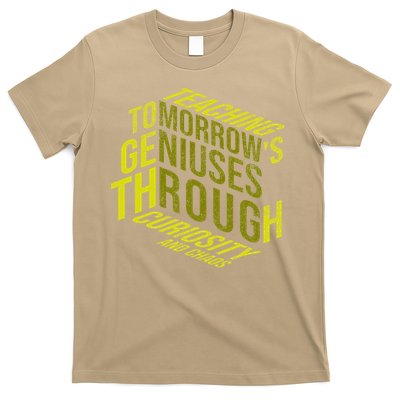 Science Teacher Scientist Teaching Tomorrows Geniuses Quote T-Shirt