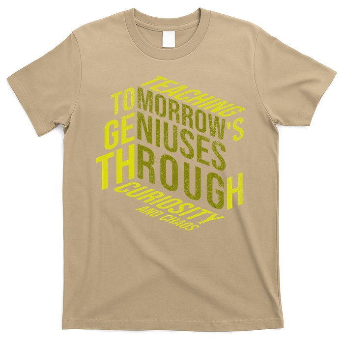 Science Teacher Scientist Teaching Tomorrows Geniuses Quote T-Shirt