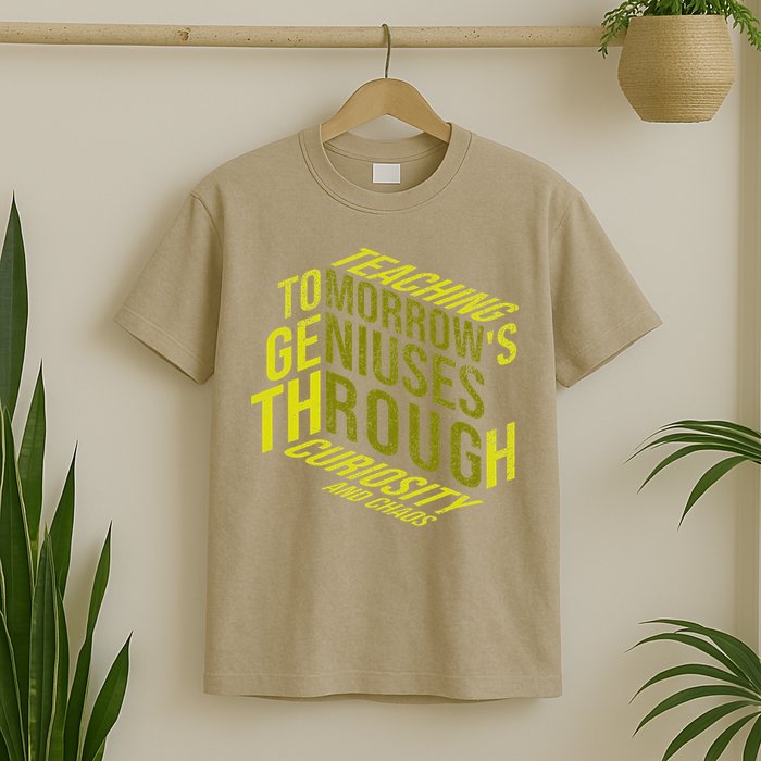 Science Teacher Scientist Teaching Tomorrows Geniuses Quote T-Shirt