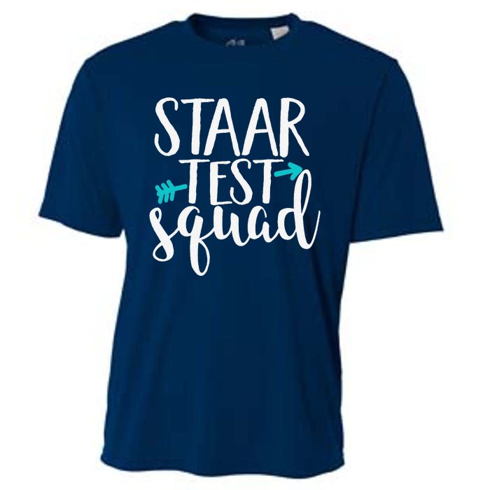 Staar Test Squad Elementary Teacher Test Day Cooling Performance Crew T-Shirt