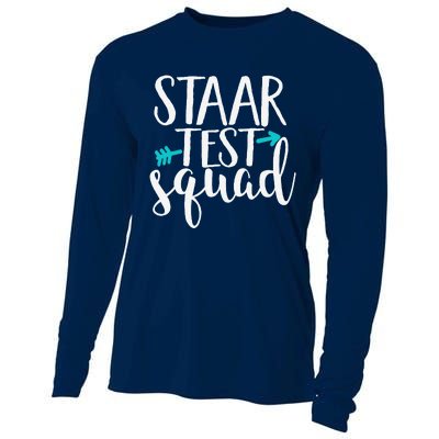 Staar Test Squad Elementary Teacher Test Day Cooling Performance Long Sleeve Crew