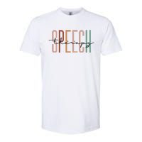 Speech Therapy Speech Language Pathologist Therapist Softstyle CVC T-Shirt