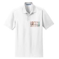 Speech Therapy Speech Language Pathologist Therapist Dry Zone Grid Polo