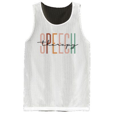 Speech Therapy Speech Language Pathologist Therapist Mesh Reversible Basketball Jersey Tank