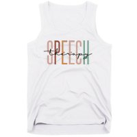 Speech Therapy Speech Language Pathologist Therapist Tank Top