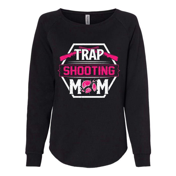 Skeet Trap Shooting Mom funny Mother's Day Womens California Wash Sweatshirt