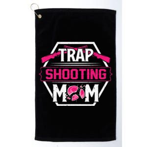 Skeet Trap Shooting Mom funny Mother's Day Platinum Collection Golf Towel