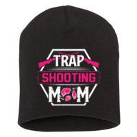 Skeet Trap Shooting Mom funny Mother's Day Short Acrylic Beanie