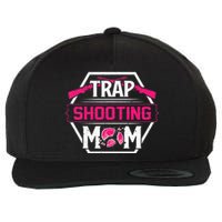 Skeet Trap Shooting Mom funny Mother's Day Wool Snapback Cap