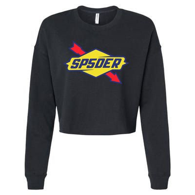 Sp5der The Spot Cropped Pullover Crew