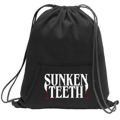 Sunken Teeth Sweatshirt Cinch Pack Bag