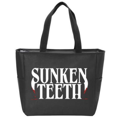 Sunken Teeth Zip Tote Bag