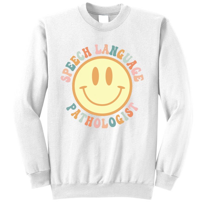 Speech Therapy Speech Language Pathologist Therapist Retro Sweatshirt