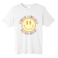 Speech Therapy Speech Language Pathologist Therapist Retro Tall Fusion ChromaSoft Performance T-Shirt