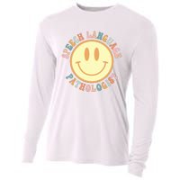 Speech Therapy Speech Language Pathologist Therapist Retro Cooling Performance Long Sleeve Crew