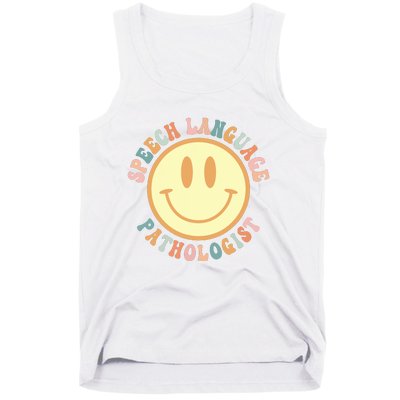 Speech Therapy Speech Language Pathologist Therapist Retro Tank Top