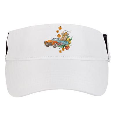 Surfing Tropical Summer Retro Truck Adult Drive Performance Visor