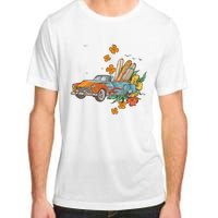 Surfing Tropical Summer Retro Truck Adult ChromaSoft Performance T-Shirt