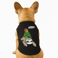 Sloth Turtle Snail Piggyback Animal Running Wild Doggie Tank