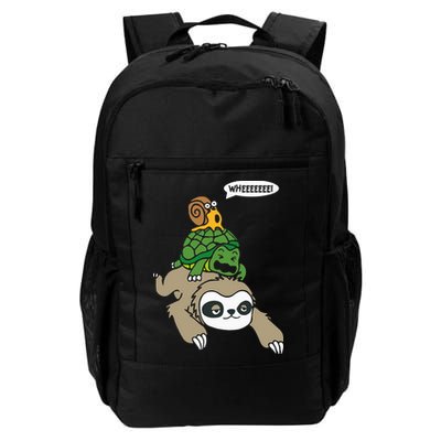 Sloth Turtle Snail Piggyback Animal Running Wild Backpack