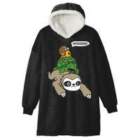 Sloth Turtle Snail Piggyback Animal Running Wild Hooded Wearable Blanket