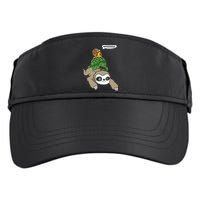 Sloth Turtle Snail Piggyback Animal Running Wild Adult Drive Performance Visor