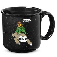 Sloth Turtle Snail Piggyback Animal Running Wild 15oz Campfire Ceramic Mug