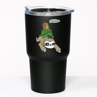 Sloth Turtle Snail Piggyback Animal Running Wild Tumbler