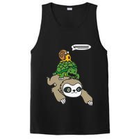 Sloth Turtle Snail Piggyback Animal Running Wild PosiCharge Competitor Tank