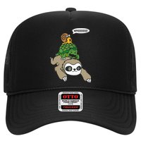 Sloth Turtle Snail Piggyback Animal Running Wild Hat