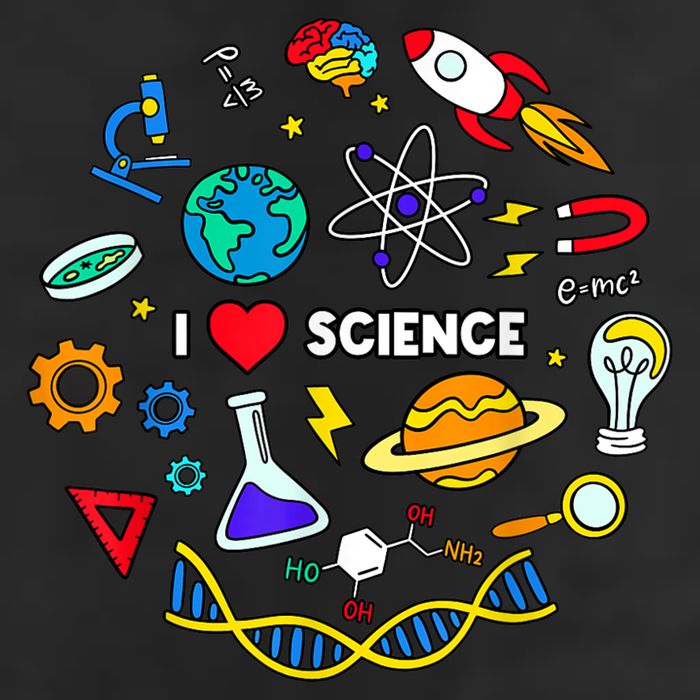 Science Tshirt, Science Lover Shirt, I Love Science 7 Panel Mesh Trucker Snapback Hat