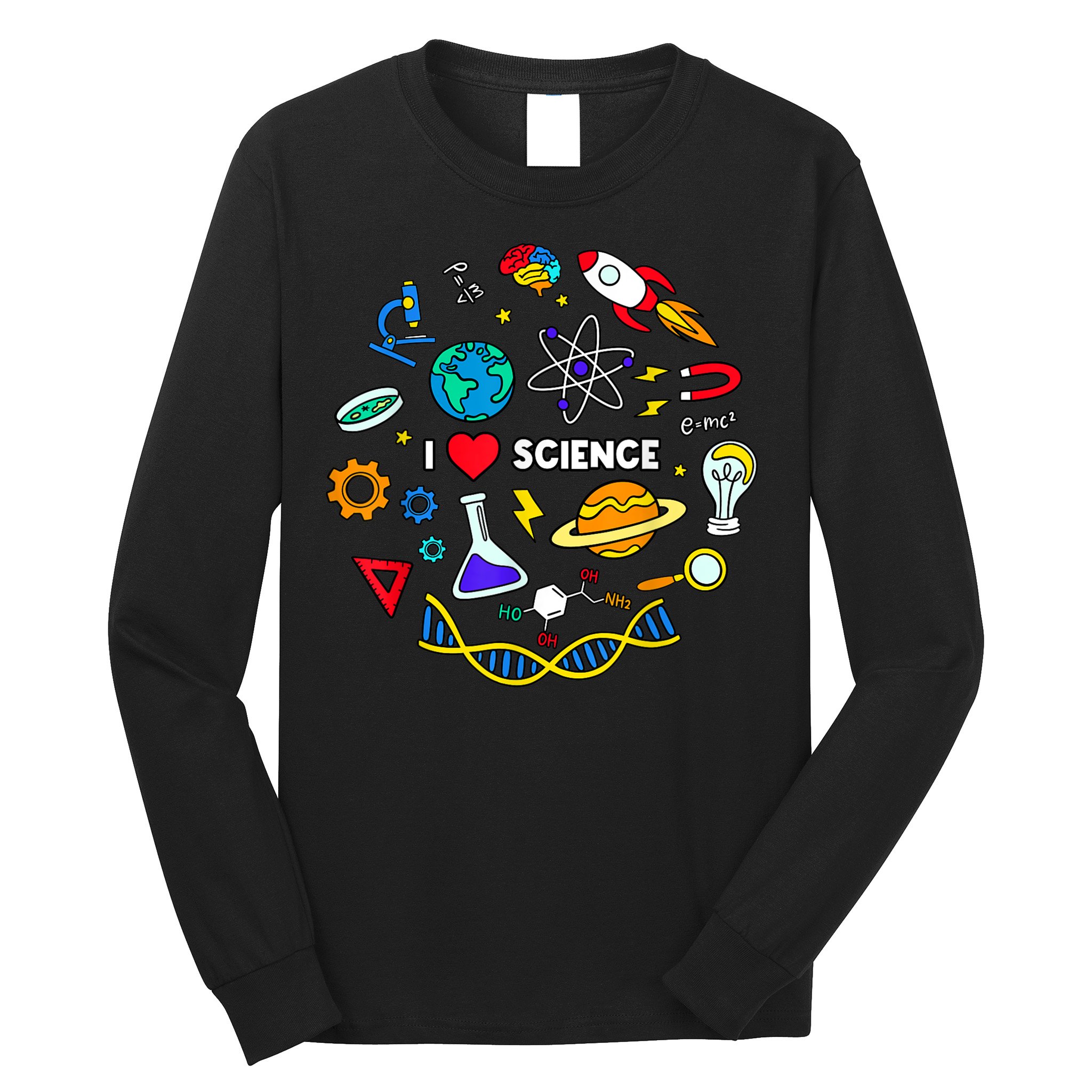 Science Tshirt, Science Lover Shirt, I Love Science Long Sleeve Shirt