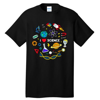 Science Tshirt, Science Lover Shirt, I Love Science Tall T-Shirt