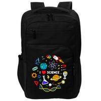 Science Tshirt, Science Lover Shirt, I Love Science Impact Tech Backpack