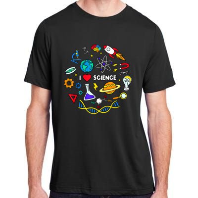 Science Tshirt, Science Lover Shirt, I Love Science Adult ChromaSoft Performance T-Shirt