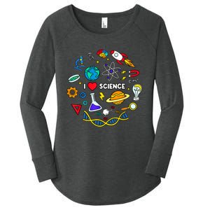 Science Tshirt, Science Lover Shirt, I Love Science Women's Perfect Tri Tunic Long Sleeve Shirt