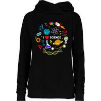 Science Tshirt, Science Lover Shirt, I Love Science Womens Funnel Neck Pullover Hood