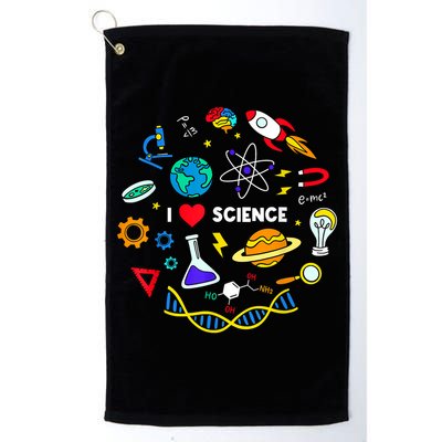 Science Tshirt, Science Lover Shirt, I Love Science Golf Towel