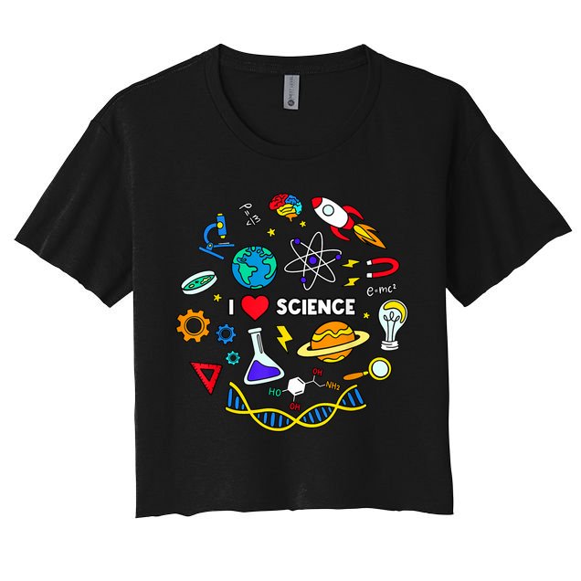 Science Tshirt, Science Lover Shirt, I Love Science Crop Top