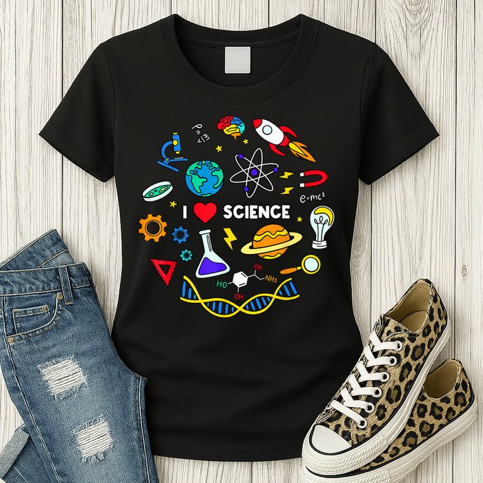 Science Tshirt, Science Lover Shirt, I Love Science Womens T-Shirt