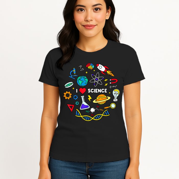 Science Tshirt, Science Lover Shirt, I Love Science Womens T-Shirt