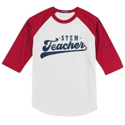 Stem Teacher Kids Colorblock Raglan Jersey