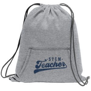 Stem Teacher Sweatshirt Cinch Pack Bag