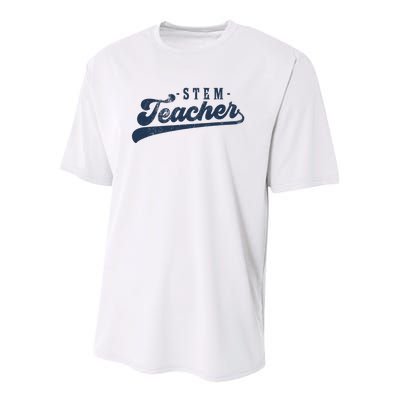 Stem Teacher Youth Performance Sprint T-Shirt