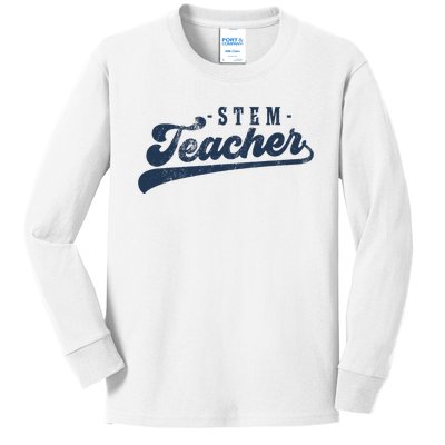 Stem Teacher Kids Long Sleeve Shirt