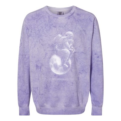 Space Thinker Colorblast Crewneck Sweatshirt