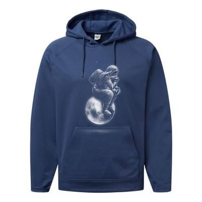 Space Thinker Performance Fleece Hoodie