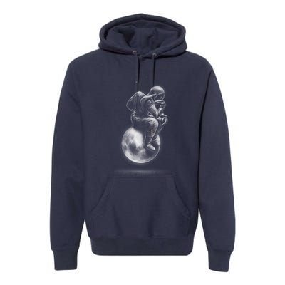 Space Thinker Premium Hoodie