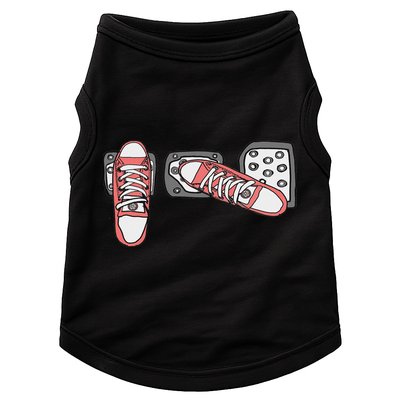 Save The Stick Funny Manual Transmission Three Pedals Car Doggie Tank