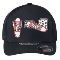 Save The Stick Funny Manual Transmission Three Pedals Car Flexfit Unipanel Trucker Cap
